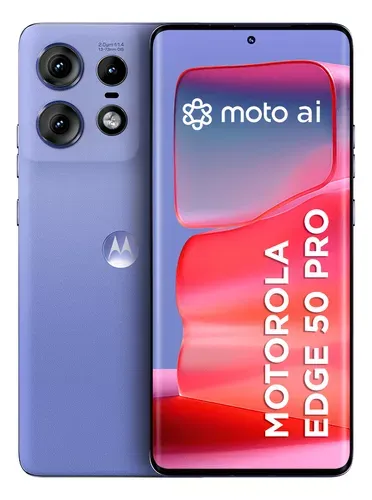 (Cc Mp) Smartphone Motorola Edge 50 Pro 5g 256gb 24gb Ram Boost Tela 6,7 Poled Gorilla Glass Ip68 - Lilac